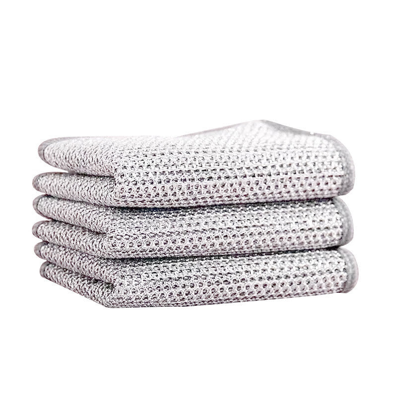 Dishwashing Cloths Made of Silver Wire