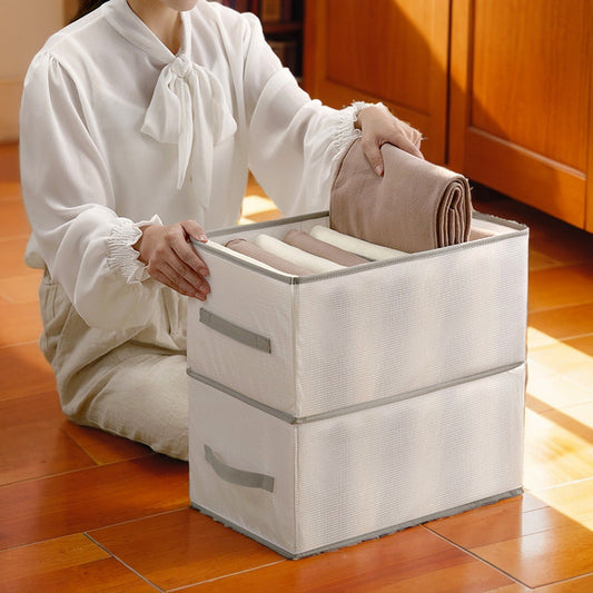 Foldable Clothing Organizer Box with Compartments