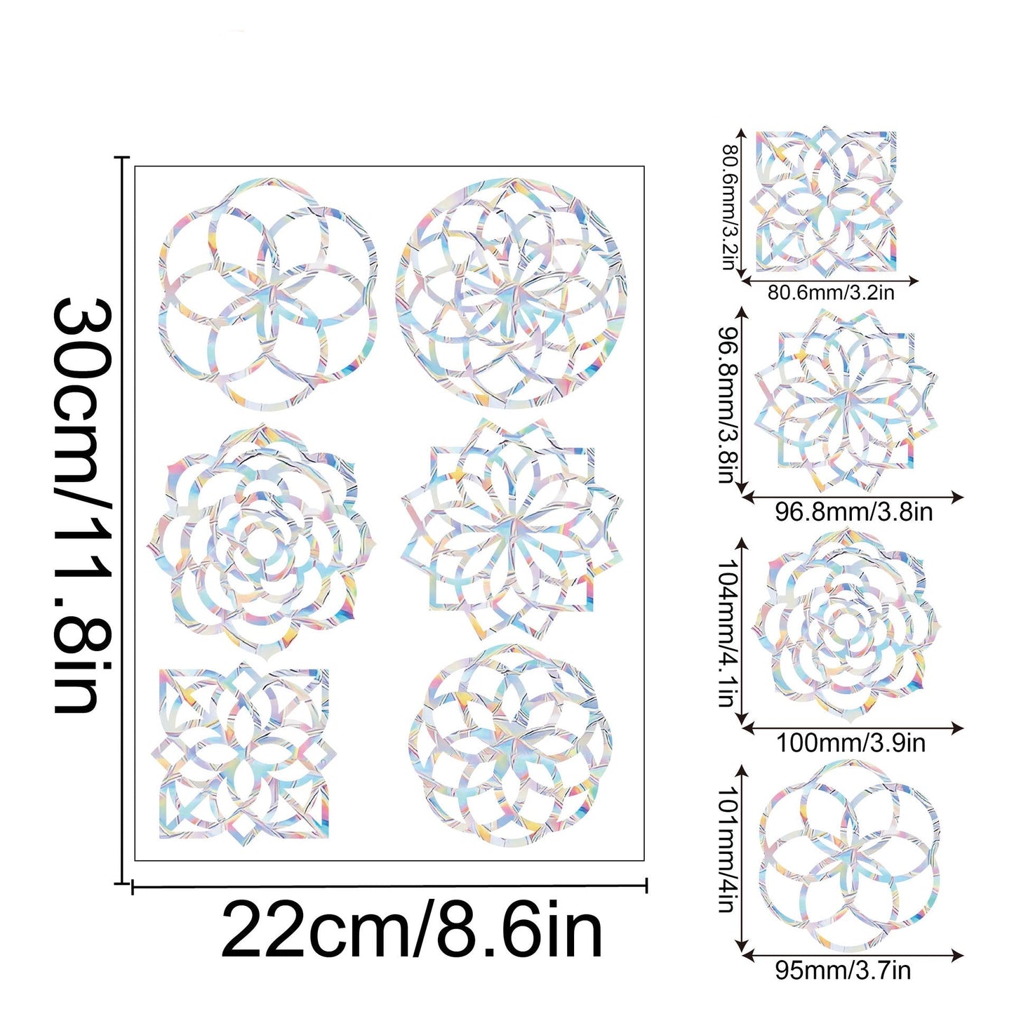 Rainbow window sticker