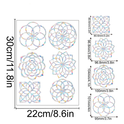 Rainbow window sticker