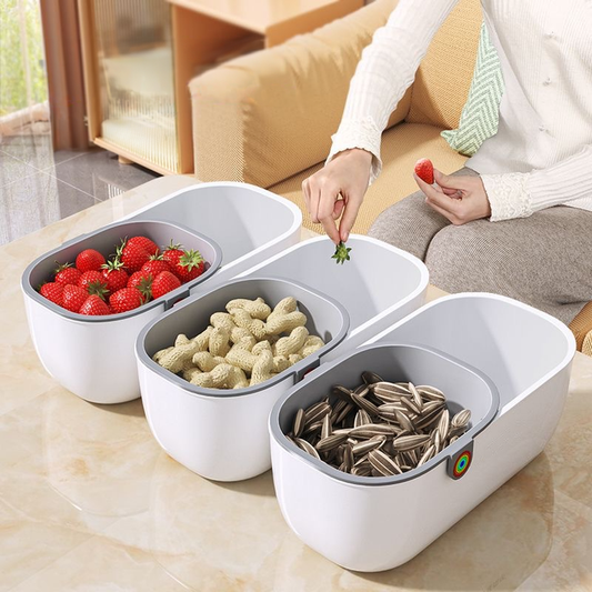 Practical Snack Bowl With 2 Levels