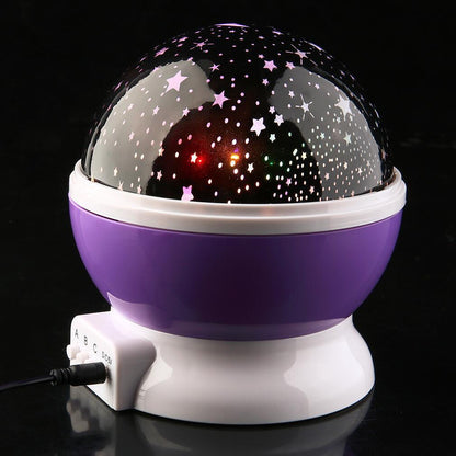 Soothing Night Light Ball With Star Projection