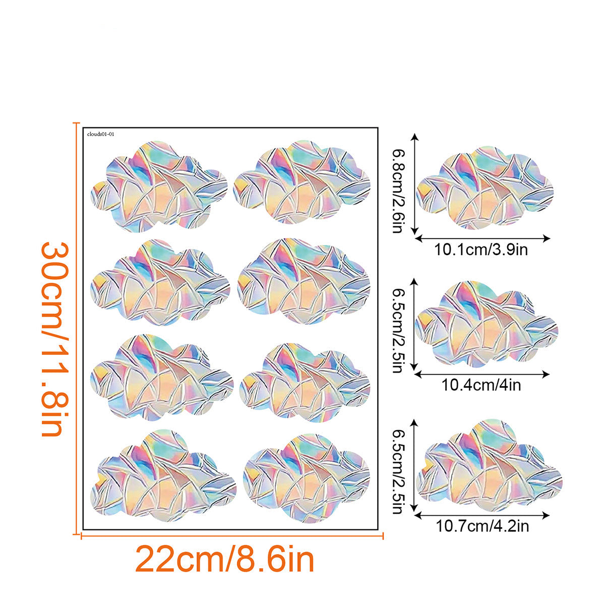 Rainbow window sticker