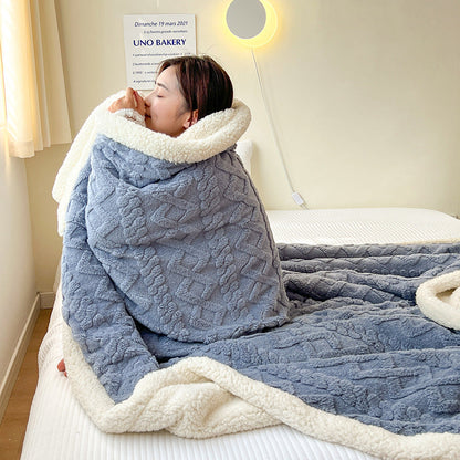 Cozy Winter Blanket Made Of Wool