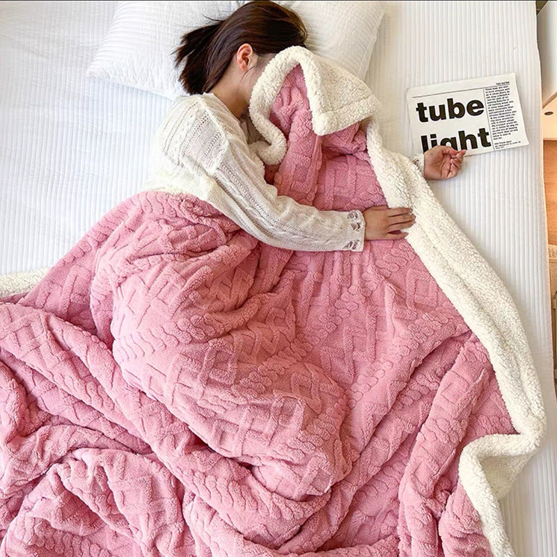 Cozy Winter Blanket Made Of Wool