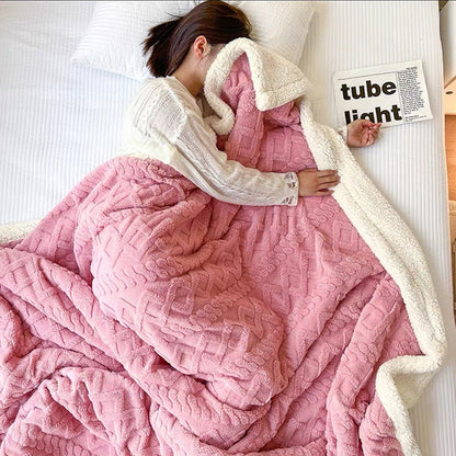 Cozy Winter Blanket Made Of Wool