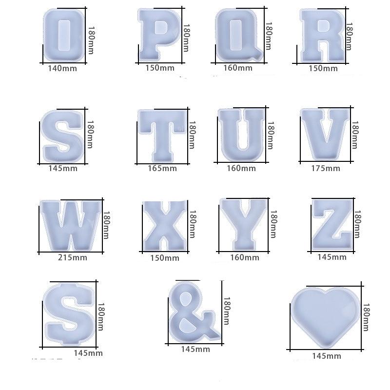 LED letters flowers
