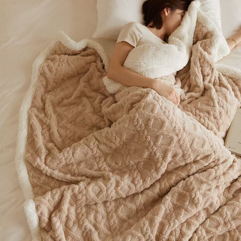 Cozy Winter Blanket Made Of Wool