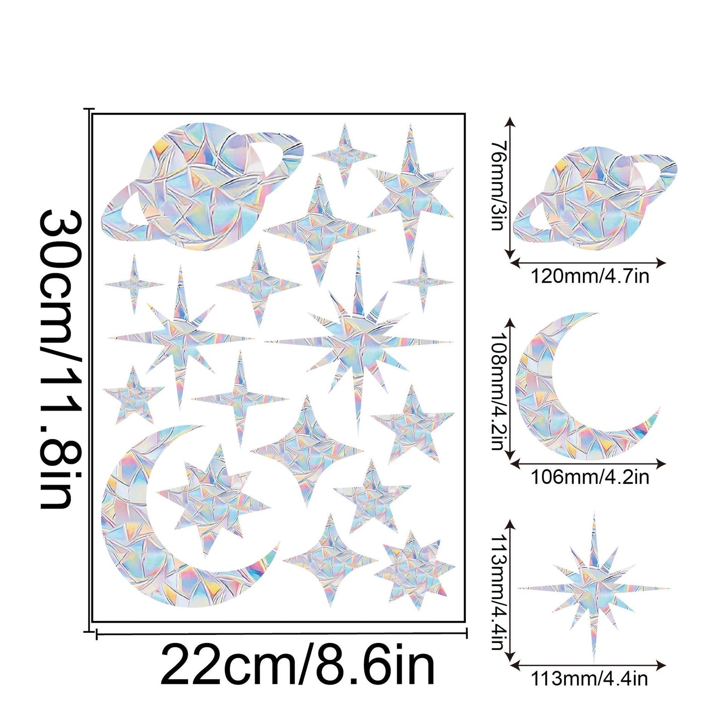Rainbow window sticker