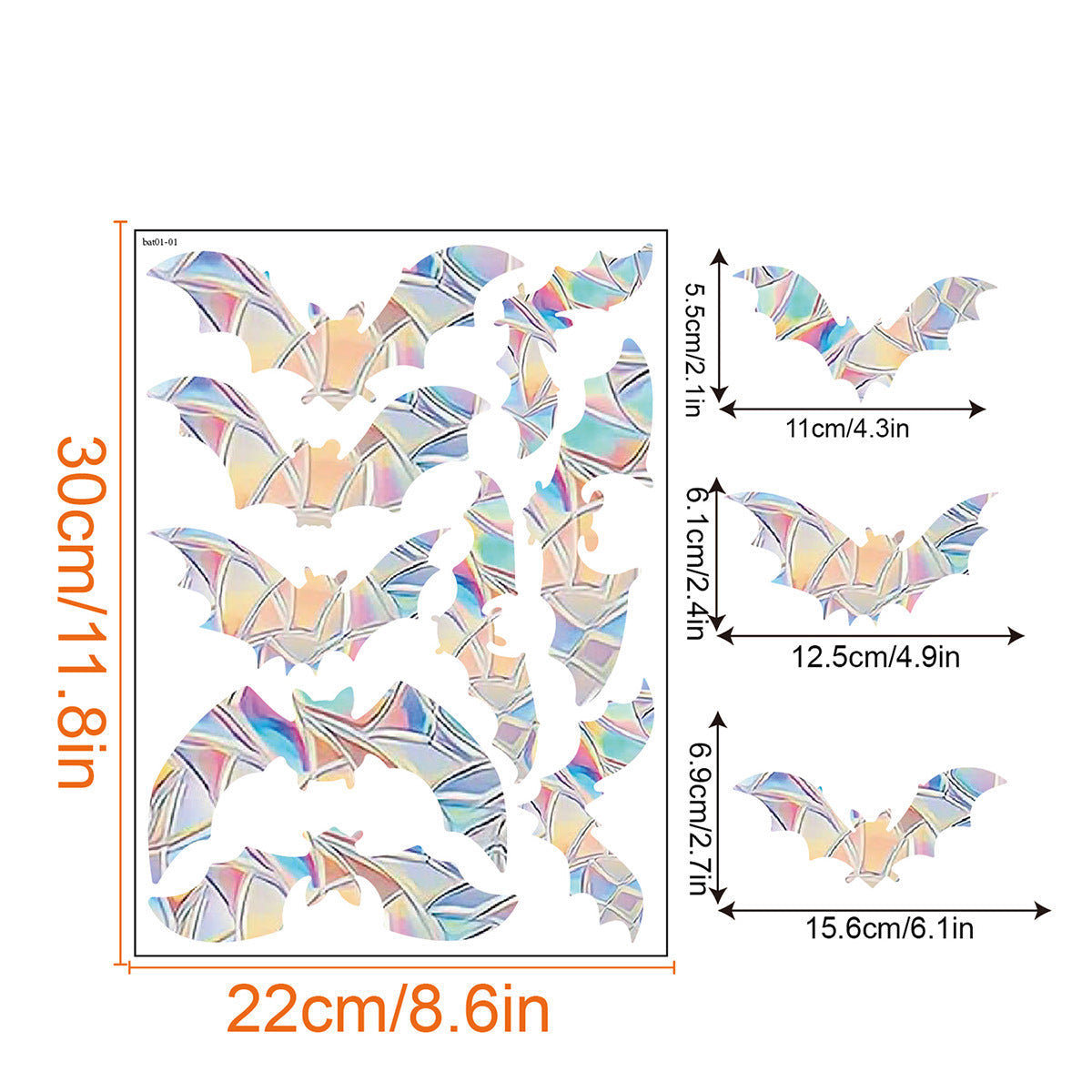 Rainbow window sticker