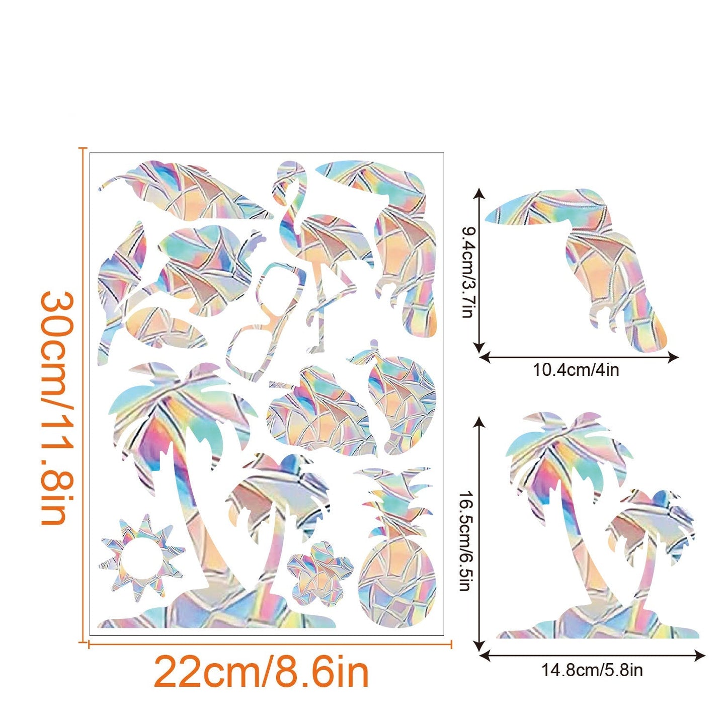 Rainbow window sticker