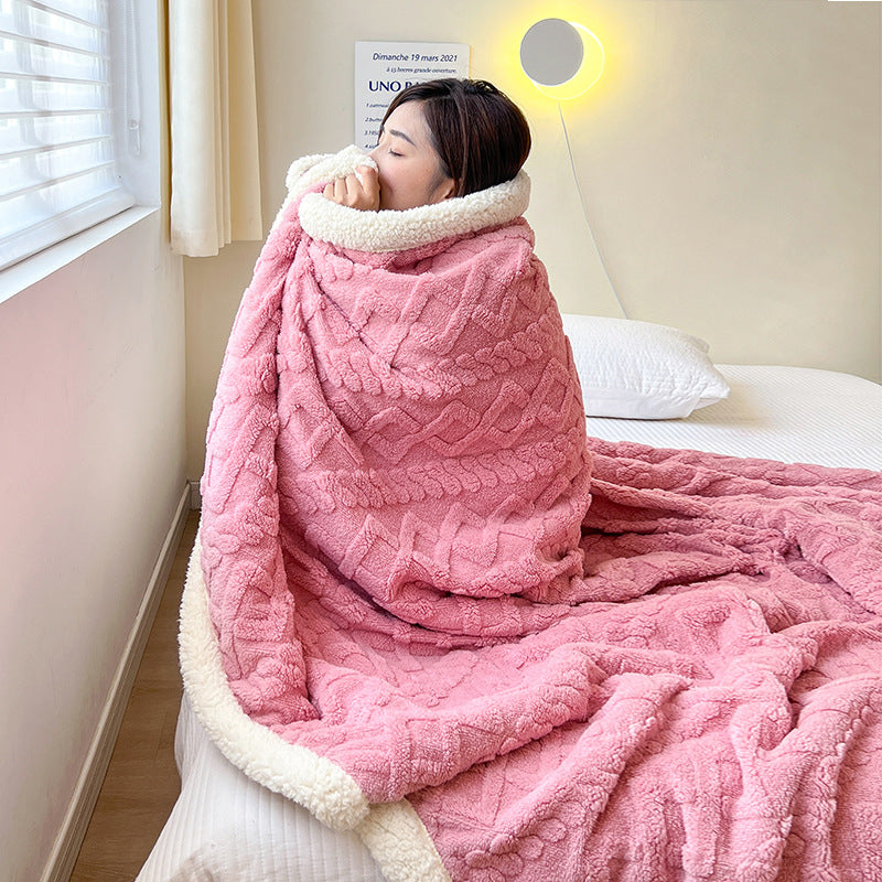 Cozy Winter Blanket Made Of Wool