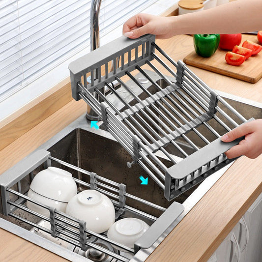 Adjustable Draining Rack For The Sink