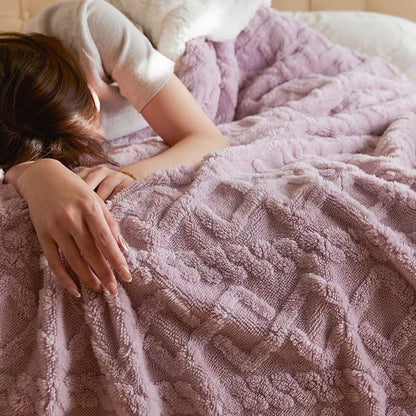 Cozy Winter Blanket Made Of Wool