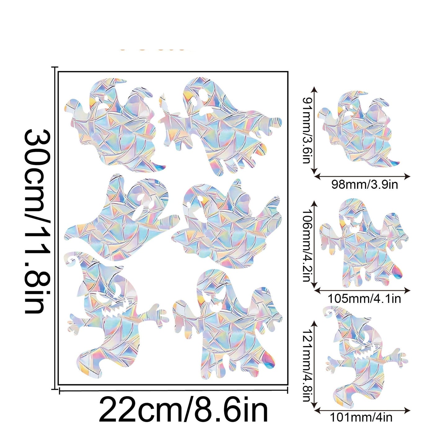 Rainbow window sticker