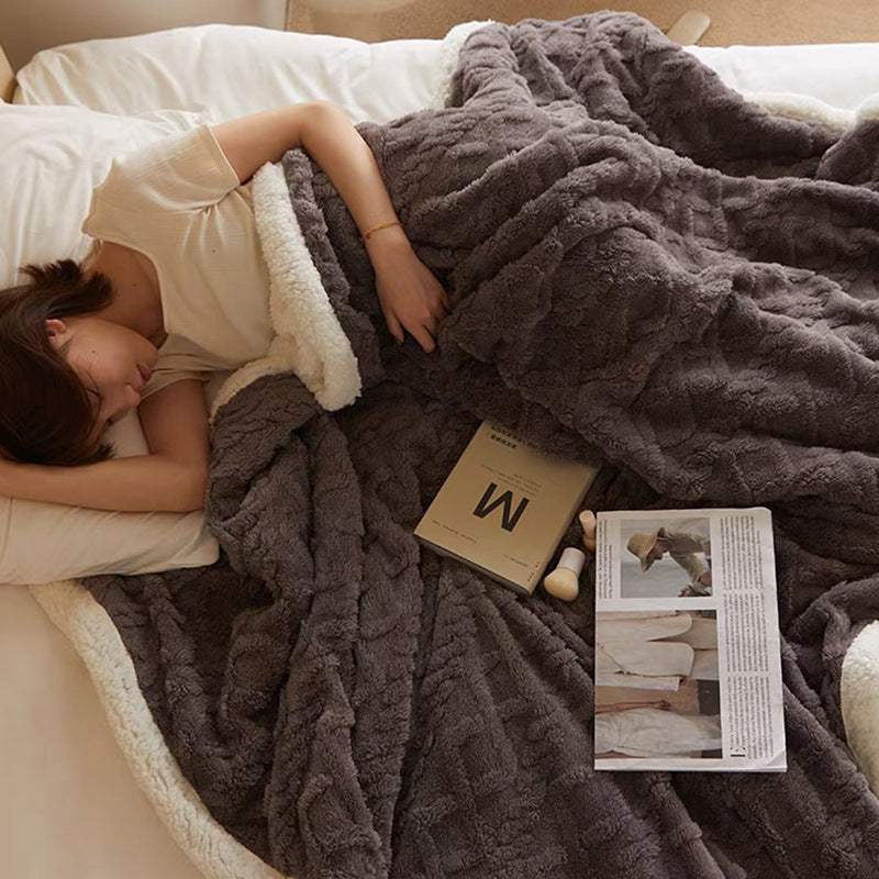 Cozy Winter Blanket Made Of Wool