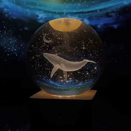 Luminous Moon Crystal Ball
