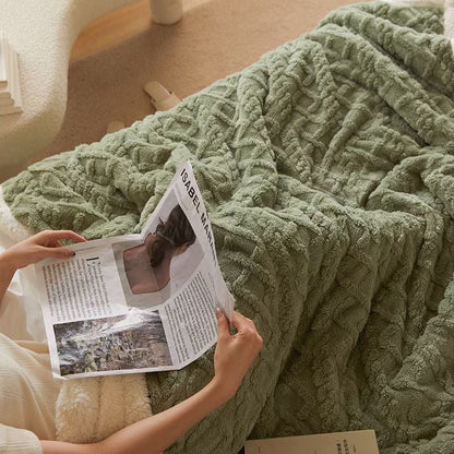 Cozy Winter Blanket Made Of Wool