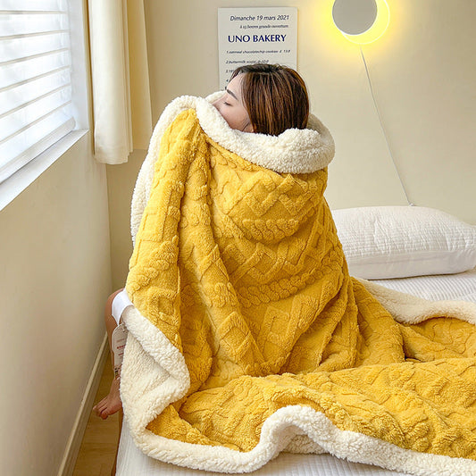Cozy Winter Blanket Made Of Wool