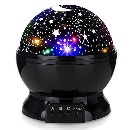 Soothing Night Light Ball With Star Projection
