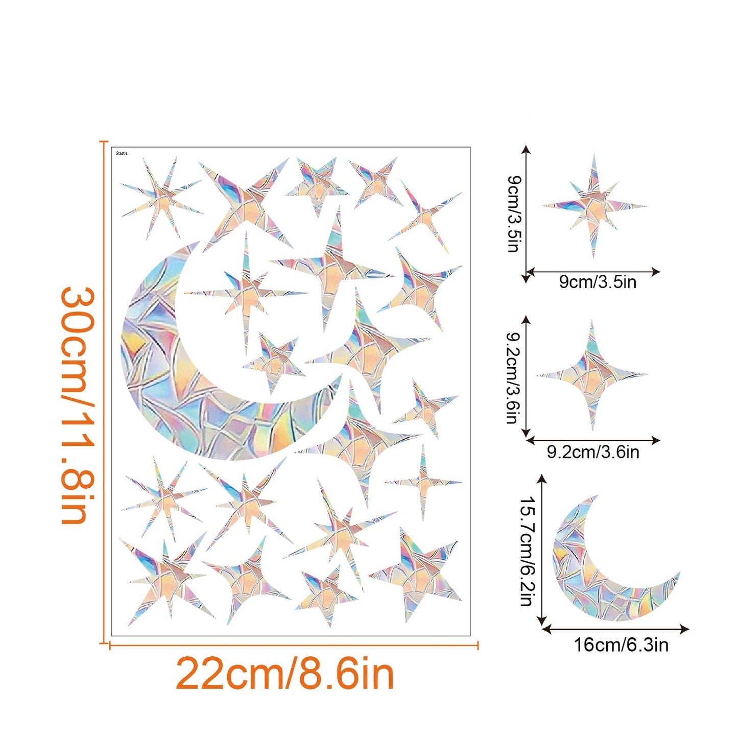Rainbow window sticker