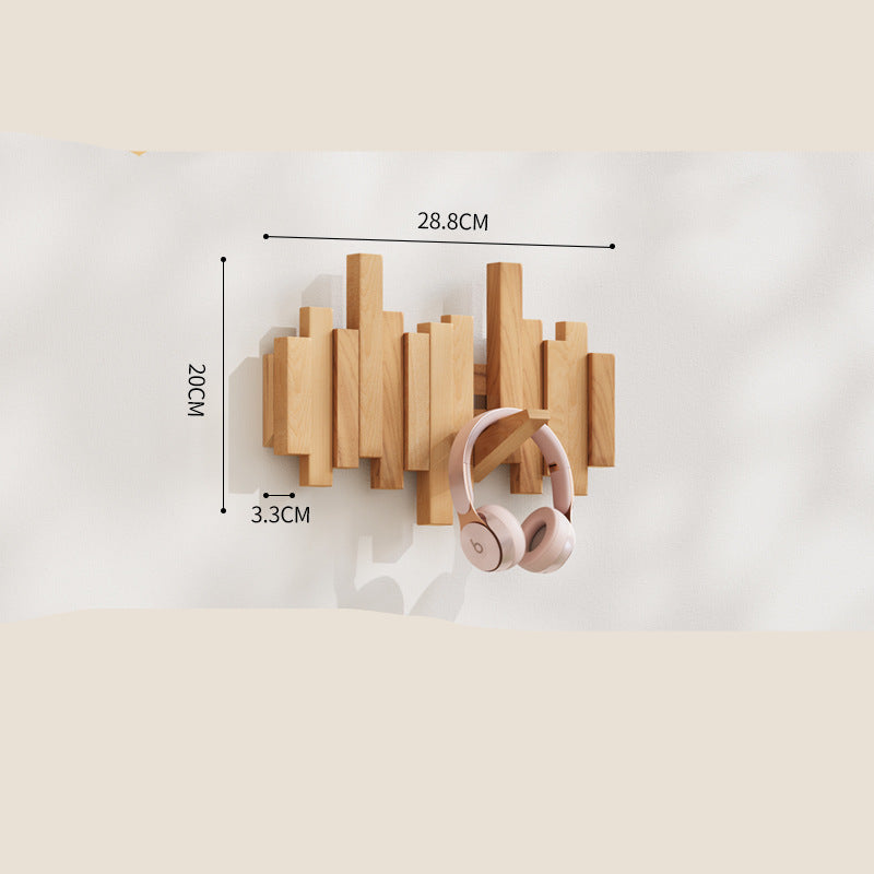 Wooden Piano Hook Rack