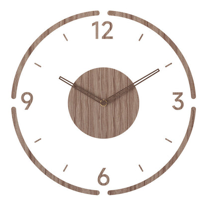 Nordic design wooden wall clock