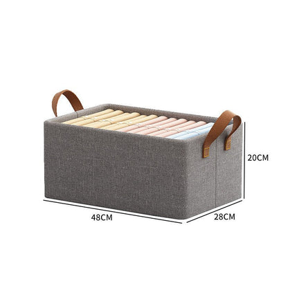 Foldable Clothing Organizer Box with Handles