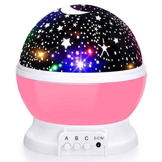 Soothing Night Light Ball With Star Projection