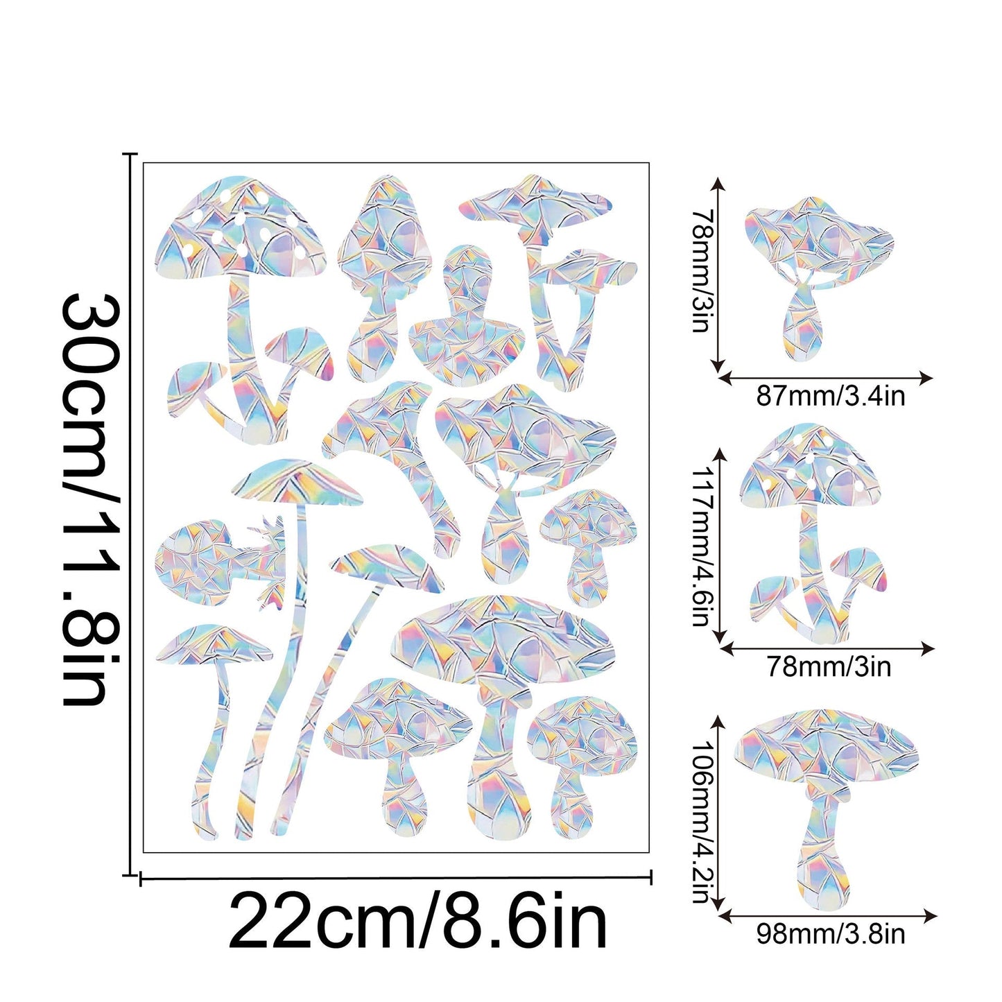 Rainbow window sticker