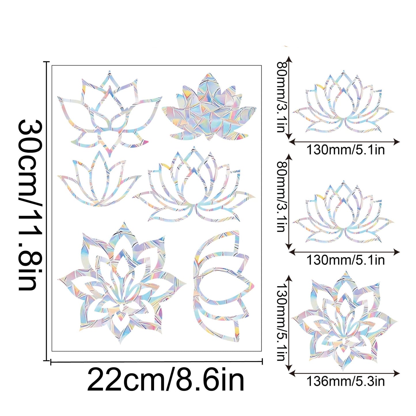Rainbow window sticker