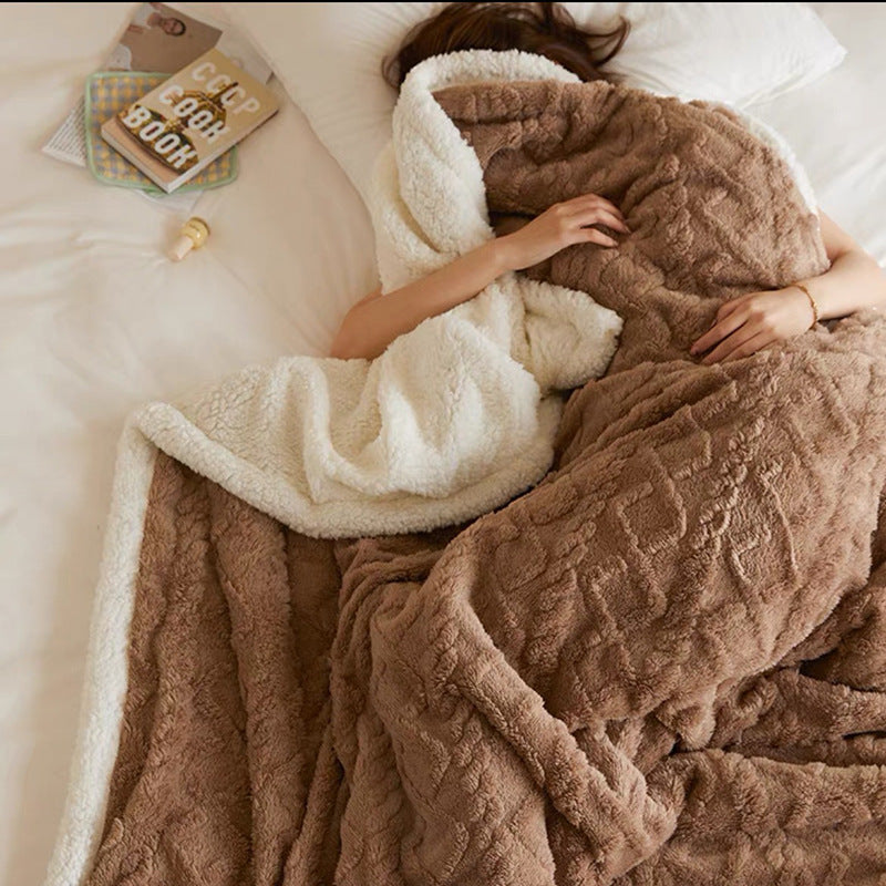 Cozy Winter Blanket Made Of Wool