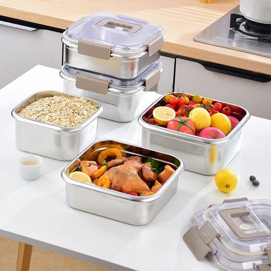 Portable Stainless Steel Cling Box 1600ml