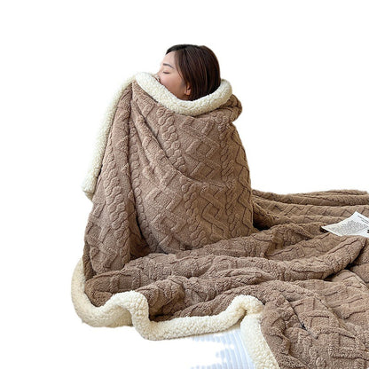 Cozy Winter Blanket Made Of Wool