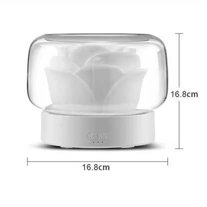 Aromatherapy Humidifier - Elegant Ultrasonic Diffuser with Led & Scented Oil Function