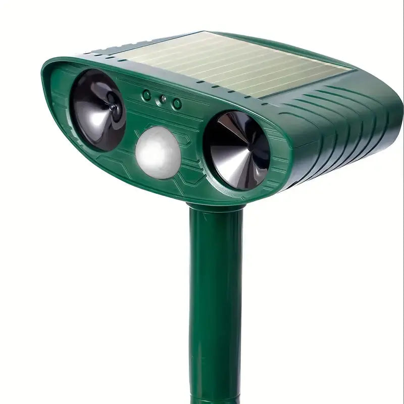 Solar - Powered Animal Repeller With Ultrasound