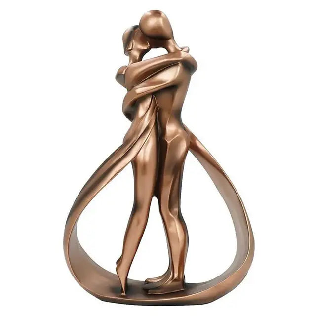 Modern Lovers Sculpture - Symbol Of The Bond