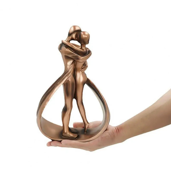 Modern Lovers Sculpture - Symbol Of The Bond