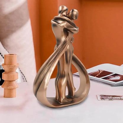 Modern Lovers Sculpture - Symbol Of The Bond