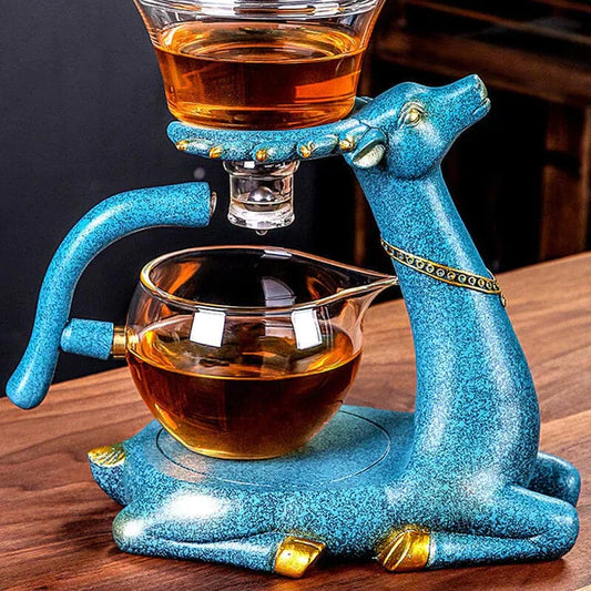 Artful Tea Brewing Set With Animal Design - Exclusive Tea Brewer For Stylish Tea Drinking