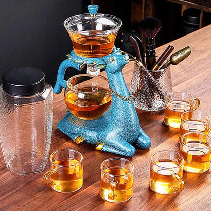 Artful Tea Brewing Set With Animal Design - Exclusive Tea Brewer For Stylish Tea Drinking