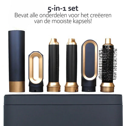 5-in-1 Hair Straightener And Styler  With Ion Technology For Shiny Hair