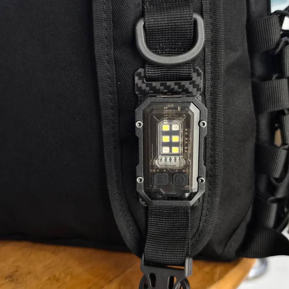 Magnetic Led Torch With Carrying Holder - Hands - Free Work Light For Outdoor And Repairs