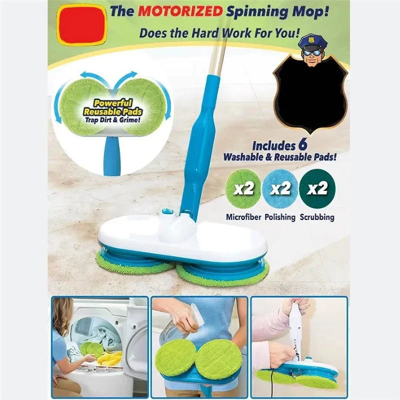 Cordless Electric Mop With Reusable Pads