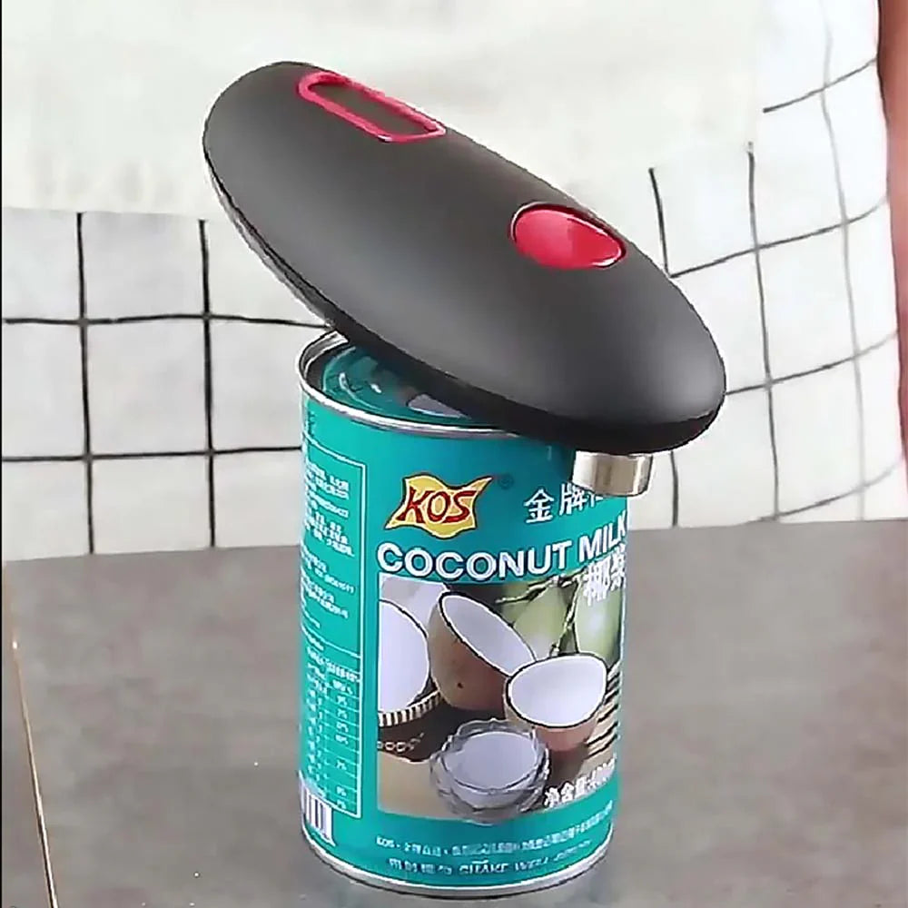Automatic Can Opener with Ergonomic Handle and One - Button Operation