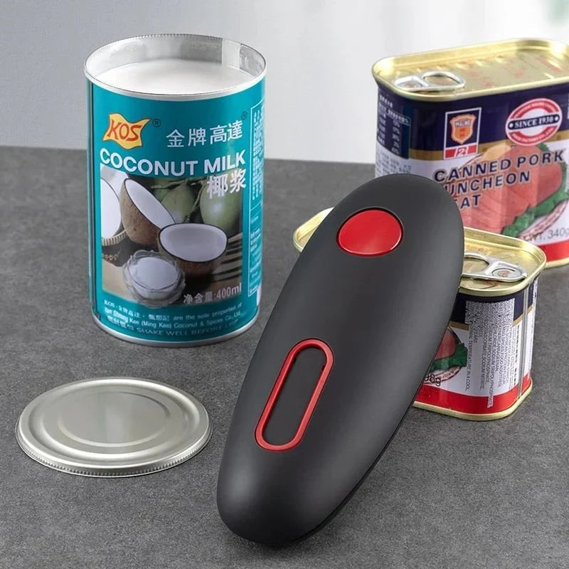 Automatic Can Opener with Ergonomic Handle and One - Button Operation