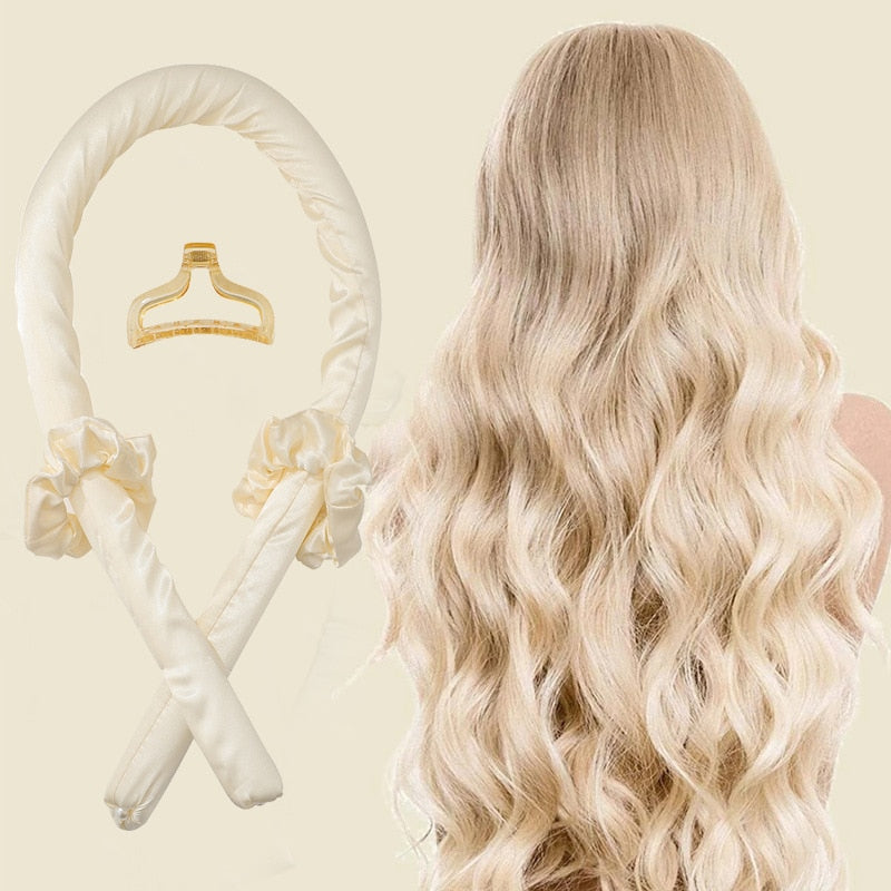 Silky Curls Without Heat - Flexible Curler For Soft Waves