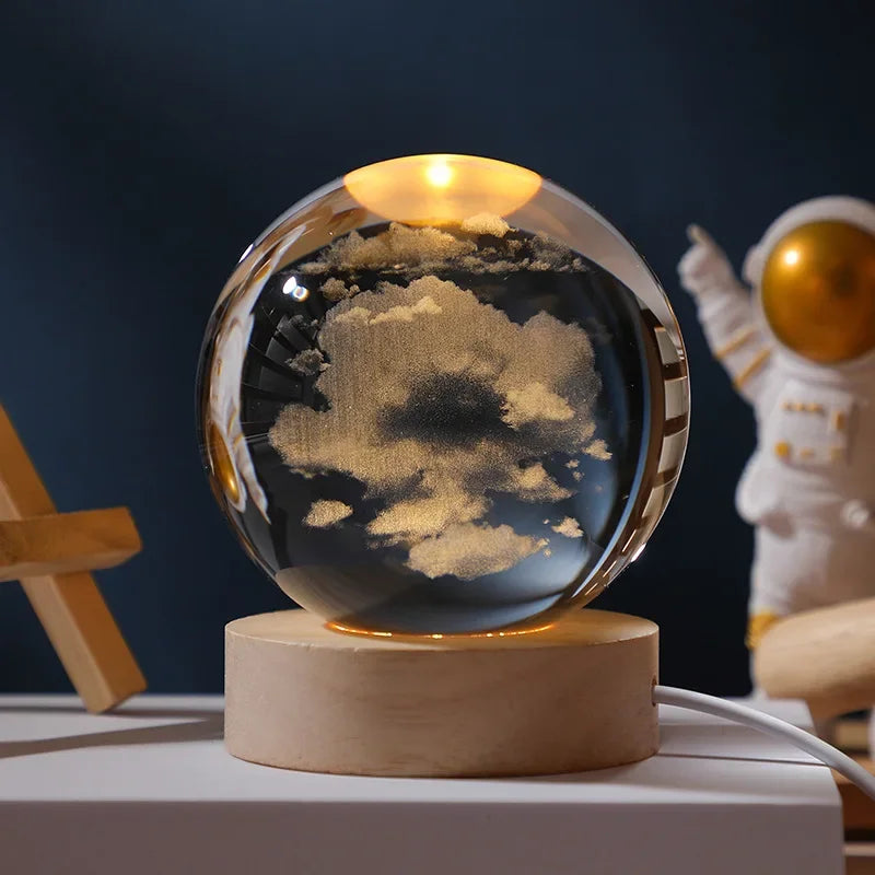 Luminous Moon Crystal Ball