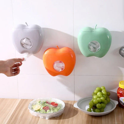 Tear - Resistant Cling Film with Apple Holder - Practical Film Dispenser