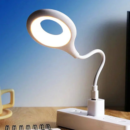 Compact And Rechargeable Night Light - Flexible LED Light For Desk And Bedside Table
